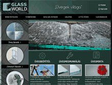 Tablet Screenshot of glassworld.hu